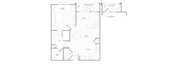 MOL A1 floor plan at Reveal on the Lake, Rowlett, TX