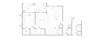 MOL A2 floor plan at Reveal on the Lake, Rowlett, 75088
