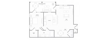 MOL A3 floor plan at Reveal on the Lake, Rowlett