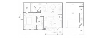MOL A8T floor plan at Reveal on the Lake, Rowlett, Texas