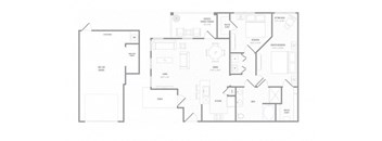 MOL B2T floor plan at Reveal on the Lake, Texas