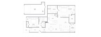 MOL B4T floor plan at Reveal on the Lake, Rowlett, 75088