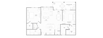 MOL B5 floor plan at Reveal on the Lake, Rowlett, TX