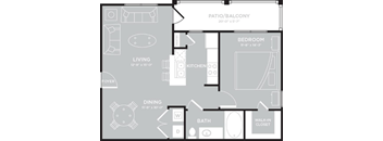 MOP A2  floor plan at Villages of Magnolia Magnolia, Texas