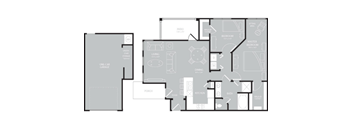 MOP B1  floor plan at Villages of Magnolia, Magnolia, 77354