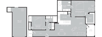 MOP B4T  floor plan at Villages of Magnolia, Texas
