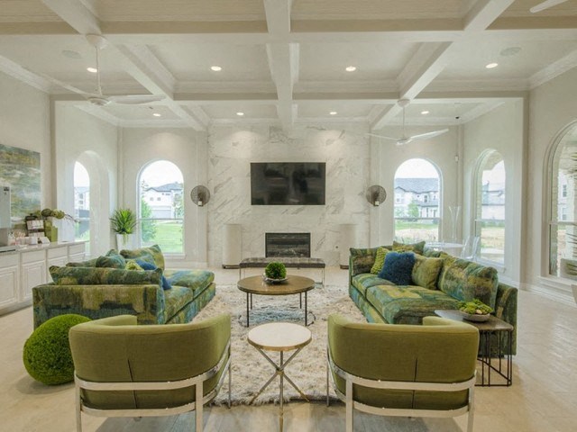 Community Clubhouse With Tv at Berkshire Woodland, Conroe, 77384