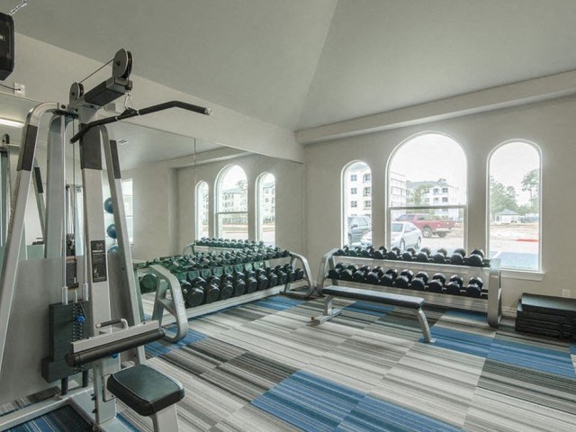 Fully Equipped Fitness Center at Berkshire Woodland, Conroe