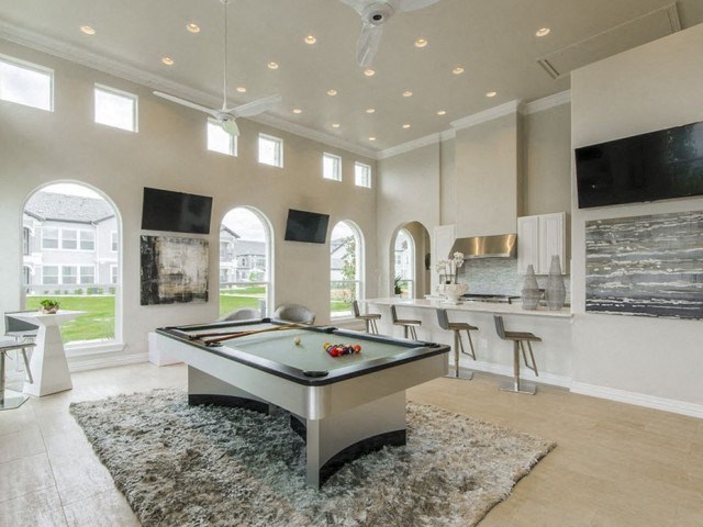 Billiards Table In Clubhouse at Berkshire Woodland, Conroe, Texas