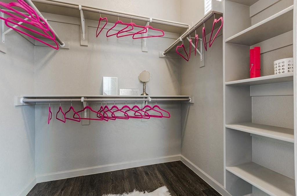 Walk-In Closets And Dressing Areas at Villages of Georgetown, Georgetown, Texas