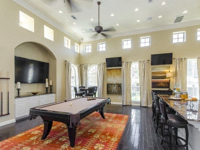 Billiards Table In Clubhouse at Villages of Briggs Ranch, San Antonio, TX, 78245