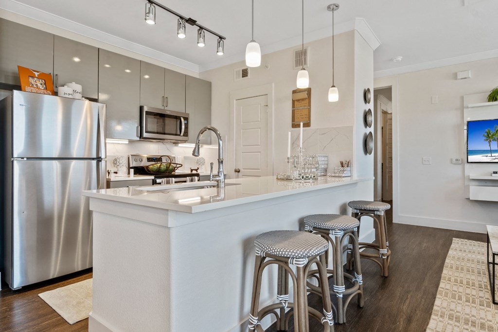 Kitchen at Reveal 54, Georgetown, TX, 78626