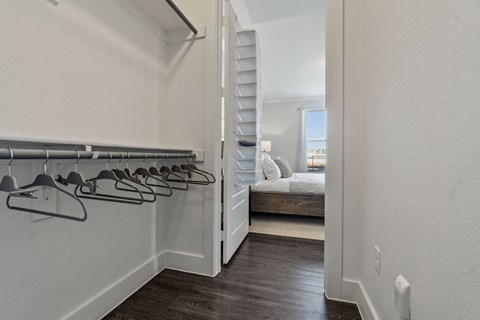 Closet area at Reveal 54, Georgetown