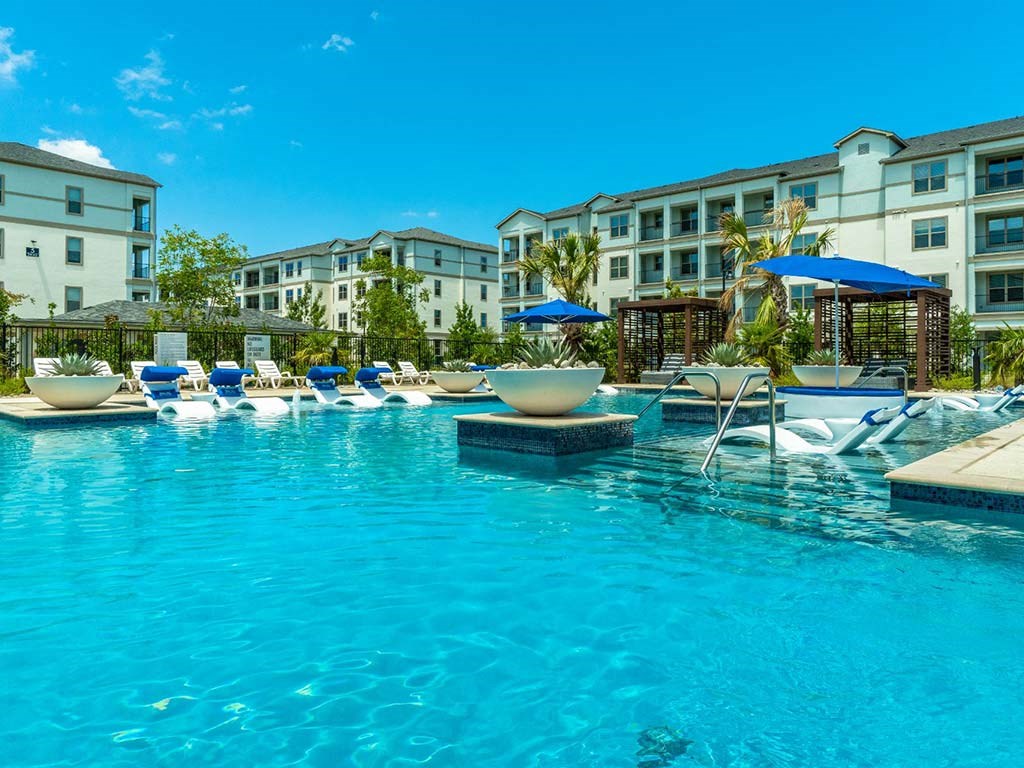 Swimming pool area2 at Park at Bayside, Rowlett, 75088