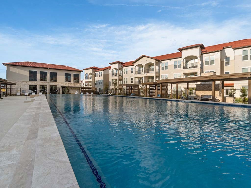 Pool side1 at Reveal at Lake Ridge, Grand Prairie, TX