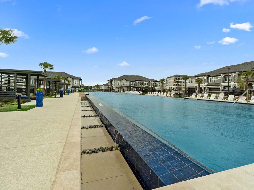 Swimming pool area1 at Reveal on the Lake, Texas, 75088