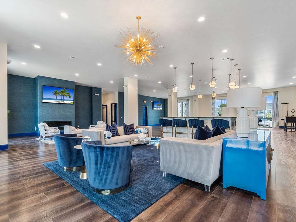 Living + dining + Kitchen at Reveal on the Lake, Rowlett, 75088