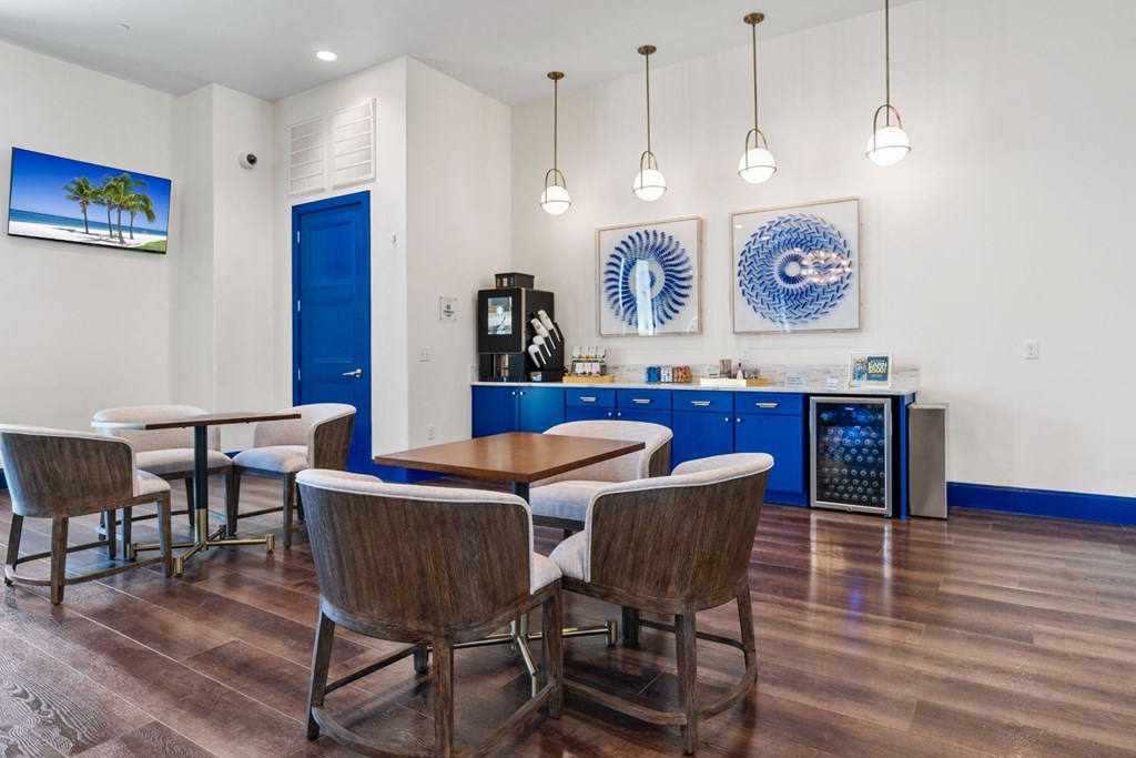 Dining table at Reveal on the Lake, Rowlett, Texas