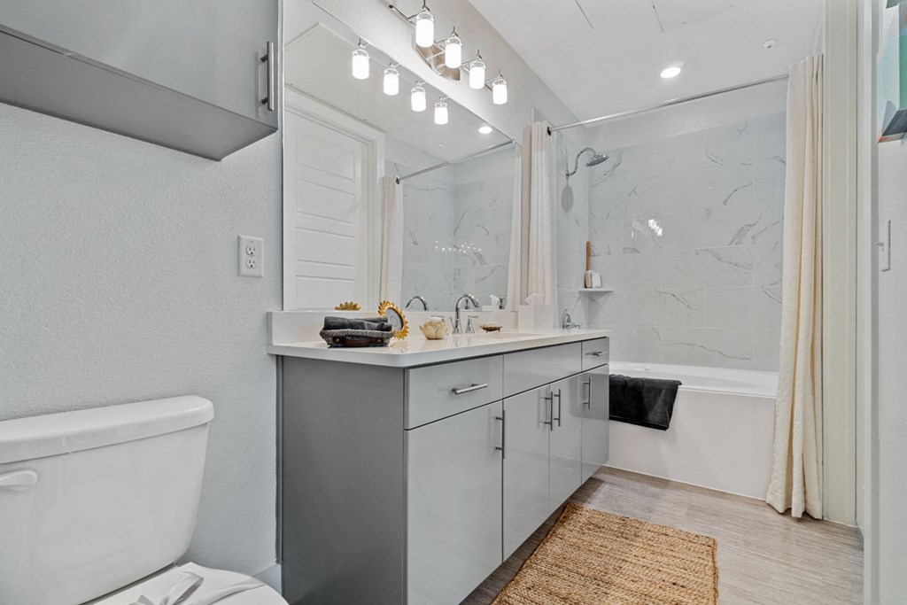 Bathroom at Reveal on the Lake, Rowlett