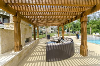 Outdoor sitting1 at Villages of Magnolia, Magnolia, Texas - Photo Gallery 12