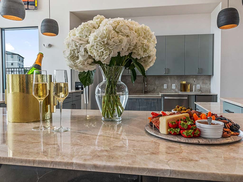 Dining table1 at Reveal at Onion Creek, Austin, Texas