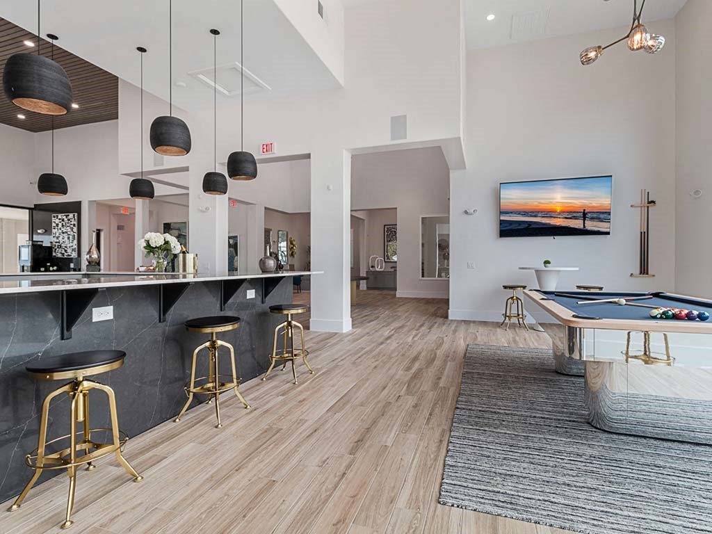 Pool in clubhouse2 at Reveal at Onion Creek, Texas, 78747