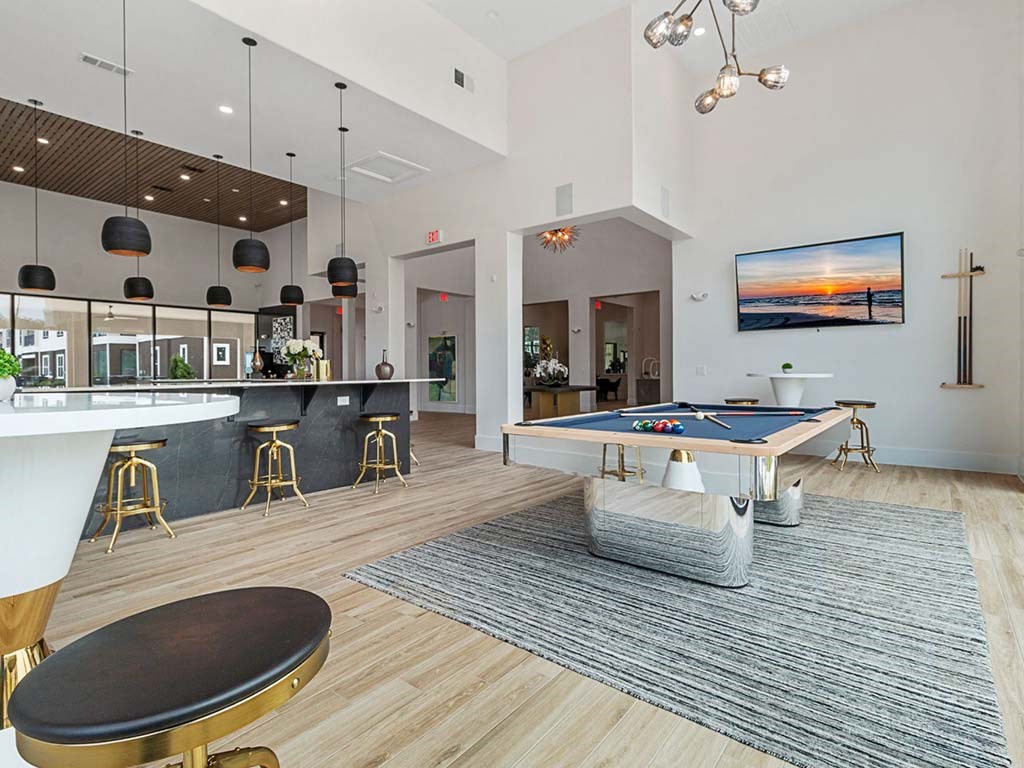 Pool in clubhouse1 at Reveal at Onion Creek, Texas