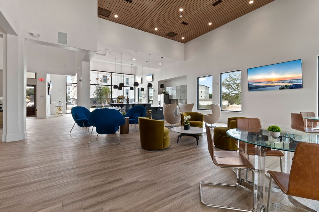 Clubhouse sitting area1 at Reveal at Onion Creek, Austin, TX