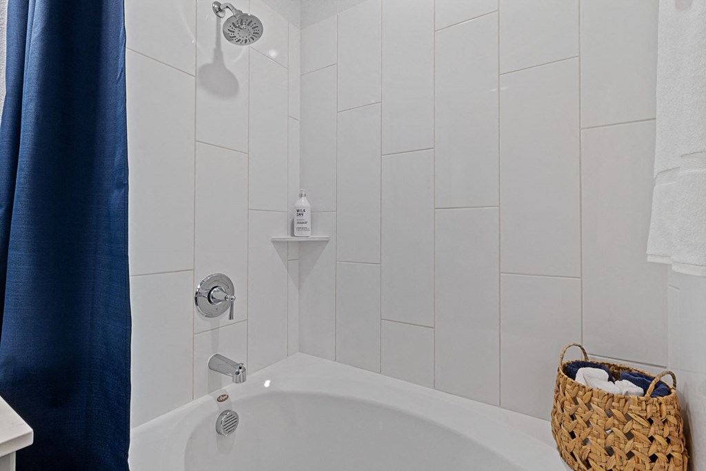 Bathroom interior at Reveal at Onion Creek, Austin, TX