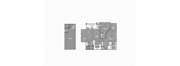 B2 Floor Plan at Mansions of Georgetown, Texas