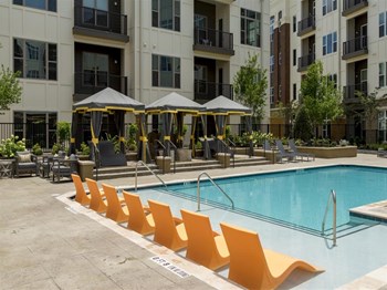 Saltwater Pool And Cabana lounging at Berkshire Main Street, Durham - Photo Gallery 11