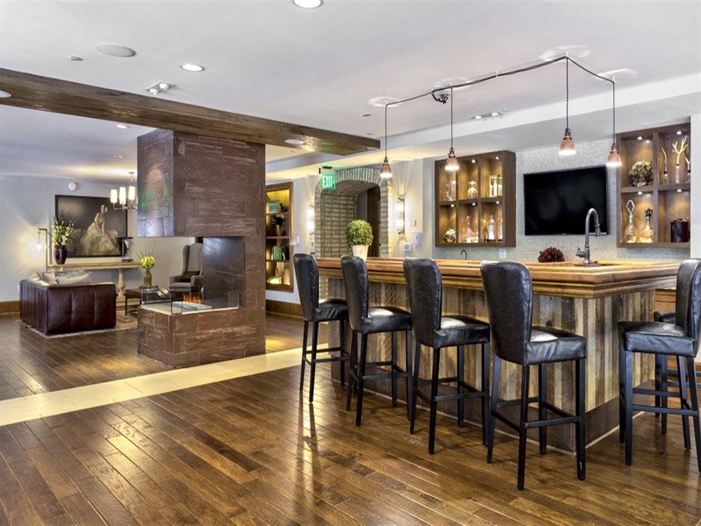 Interiors-Social Lounge and Bar Area Social Lounge and Bar Area at Berkshire Cameron Village, Raleigh