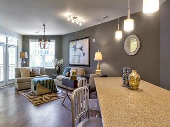 Spacious Living Room at Berkshire Village District, Raleigh, 27605
