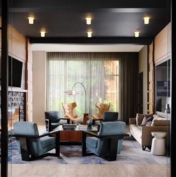 Reservable upscale conference rooms and computer stations