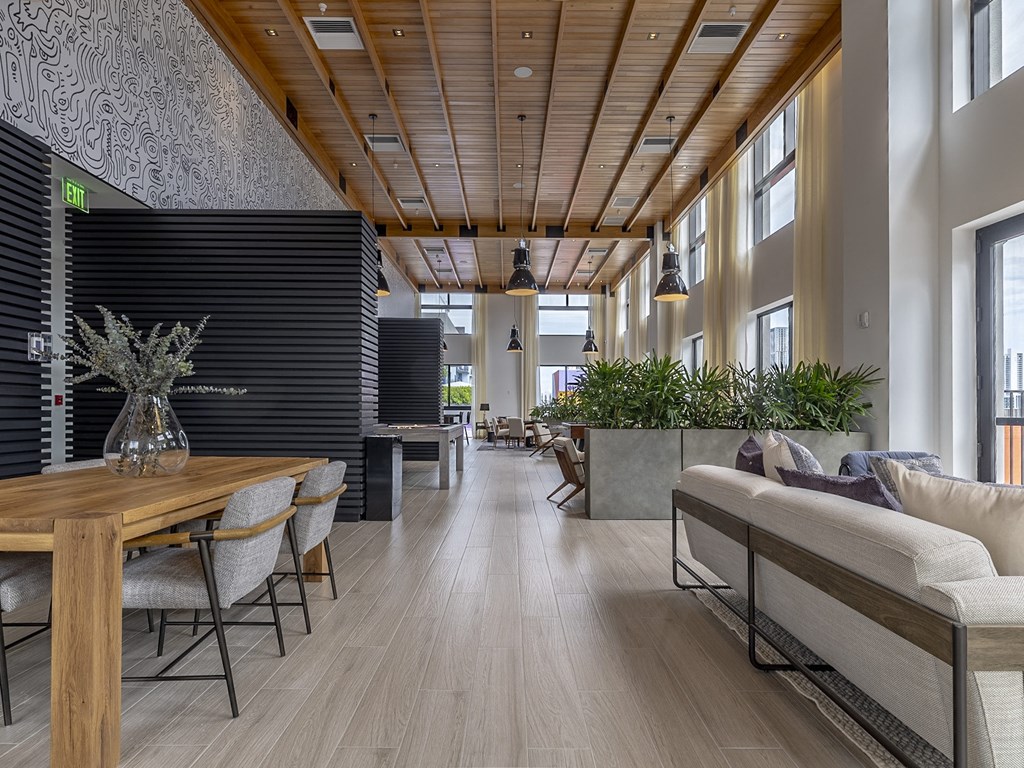 social spaces with plenty of comfortable lounging areas