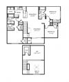 Three Bed Two Bath Floor Plan Three Bed Two Bath Floor Plan at Ellington Metro West, Westborough