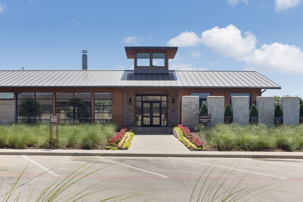 Leasing Center External View at The Pradera, Richardson, TX, 75080
