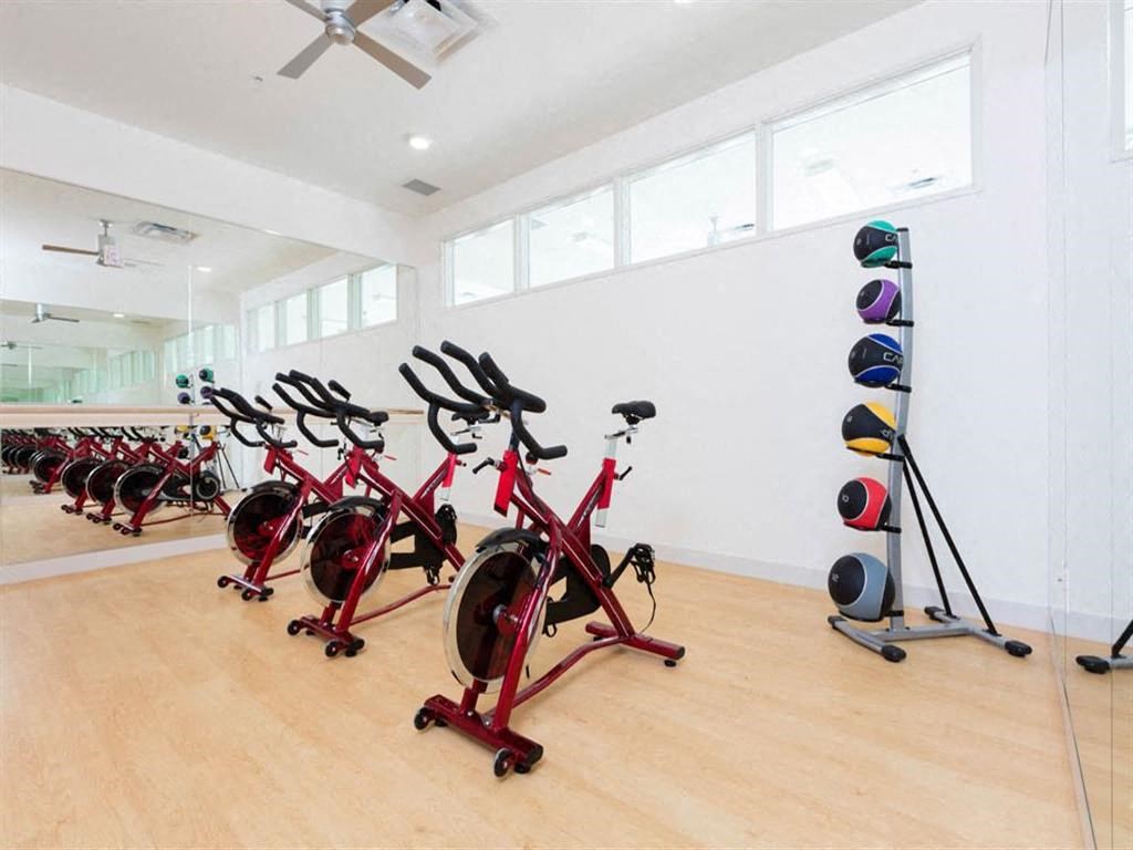 Spin bike studio at Cook Street Apartments, Portland, OR 97227