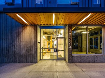 Exterior View Of The Clubhouse at Lower Burnside Lofts, Portland, OR - Photo Gallery 13