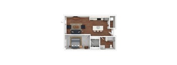 Peloton apartments floor plan