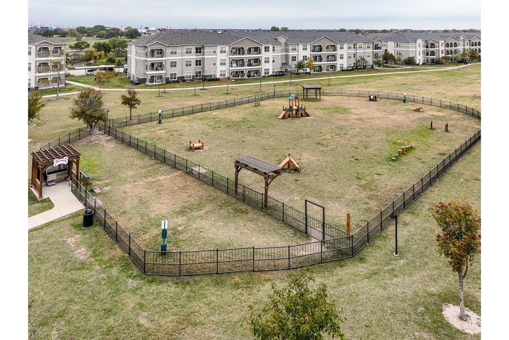dog park at Park 3Eighty apartments