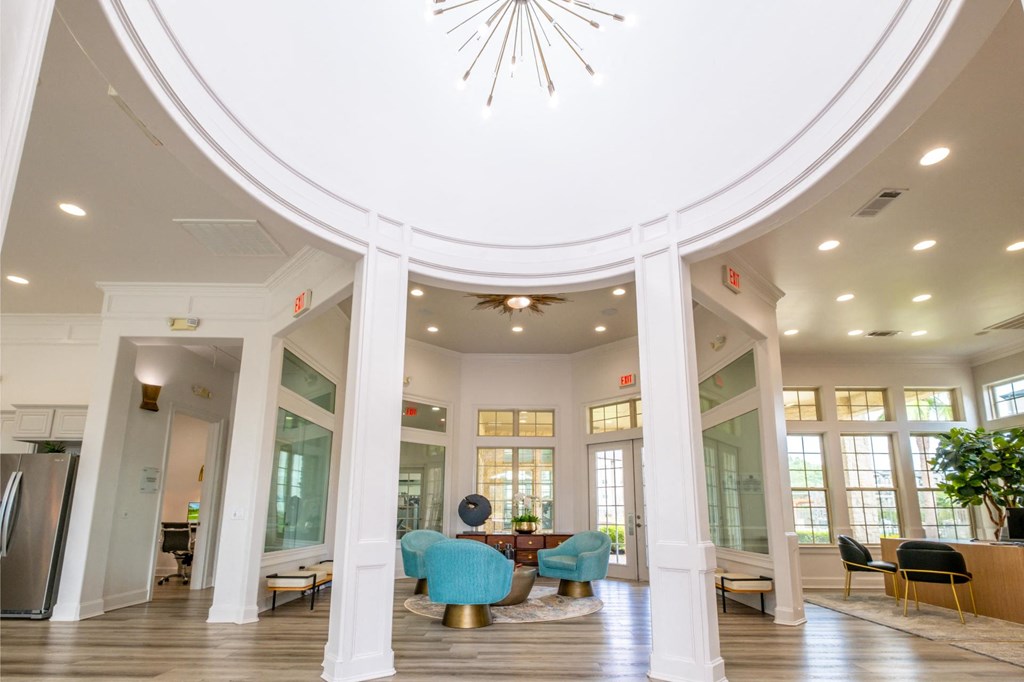 social lounge at Park at Magnolia apartments