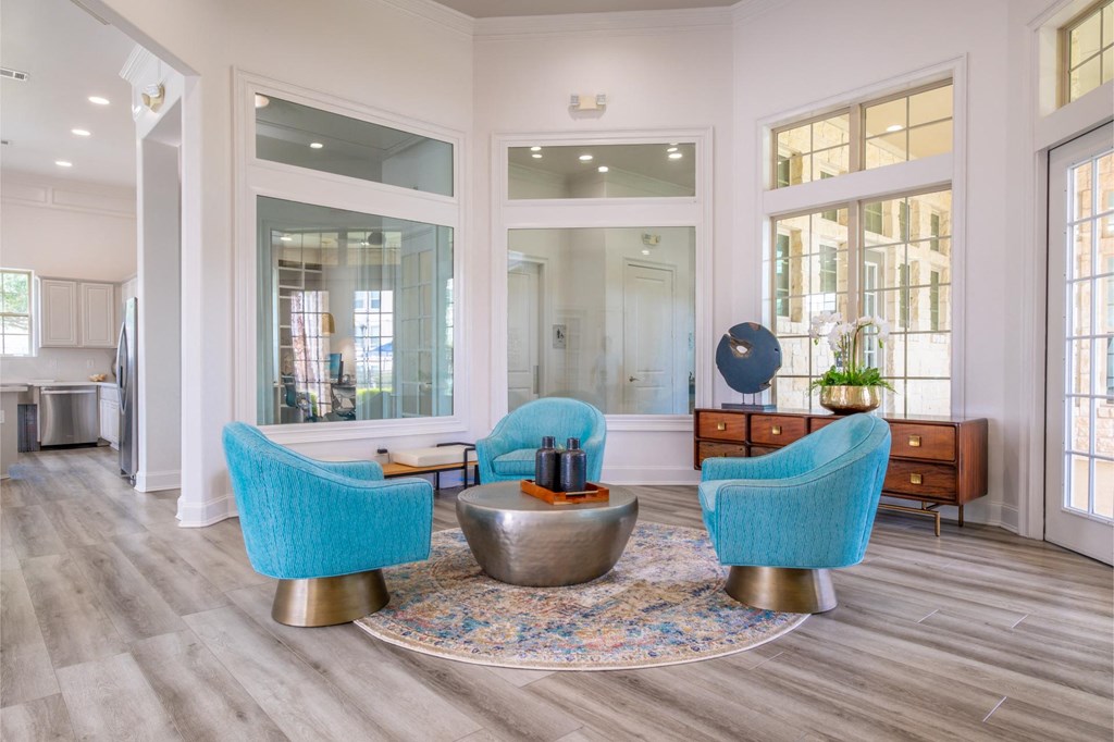 social lounge at Park at Magnolia apartments