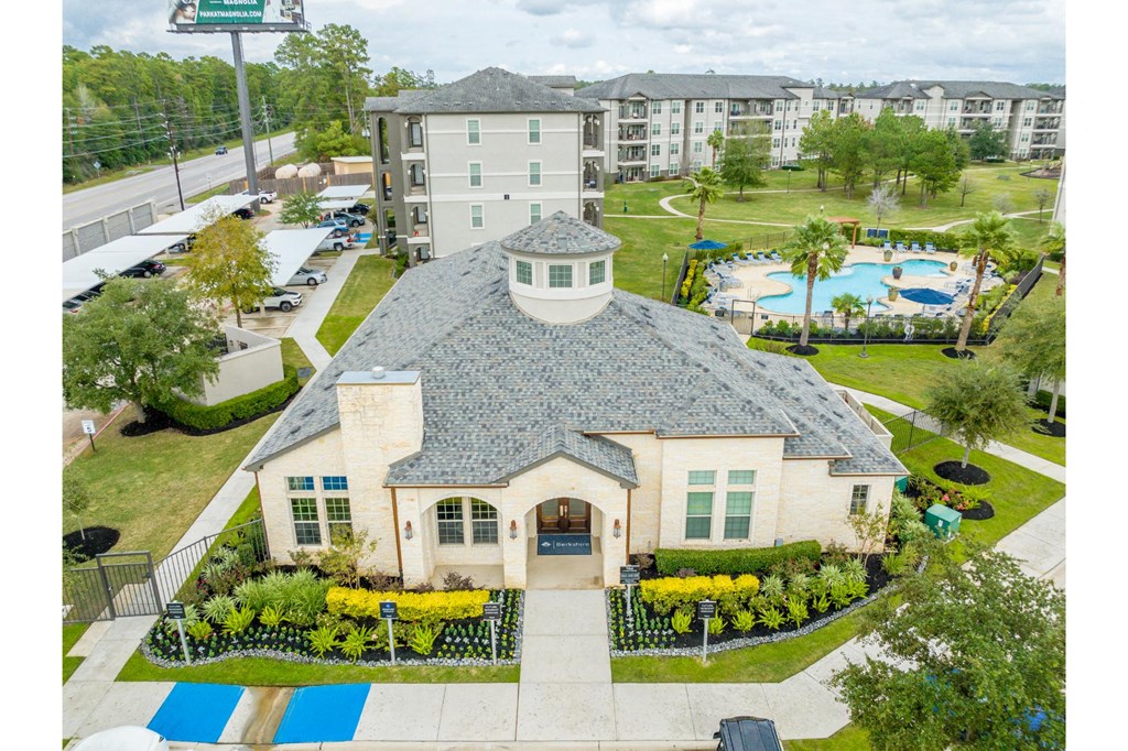 aerial view of Park at Magnolia apartments