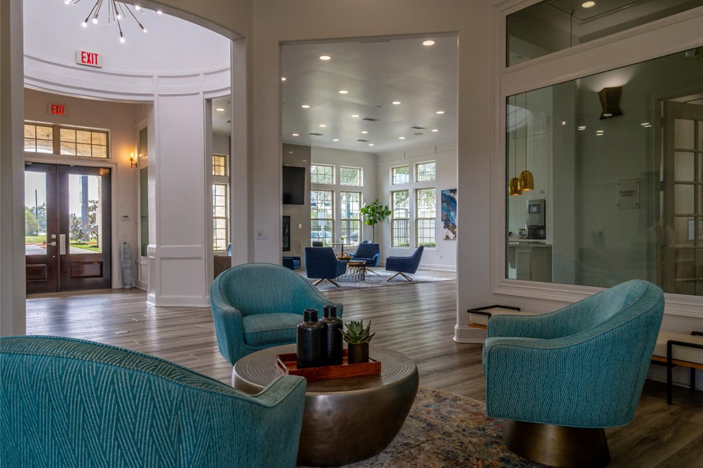 social lounge at Park at Magnolia apartments