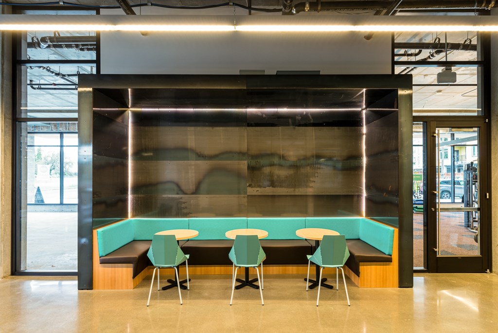 social area at Peloton apartments