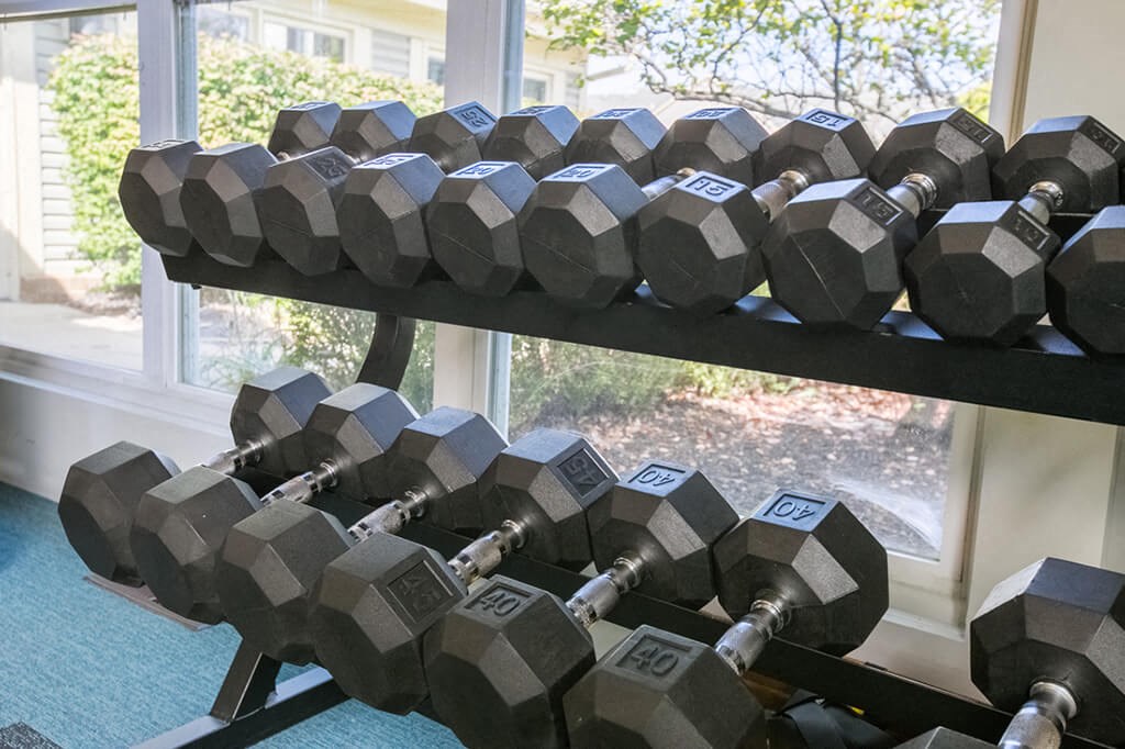Free Weights at Perimeter Lakes Apartments, Dublin, Ohio