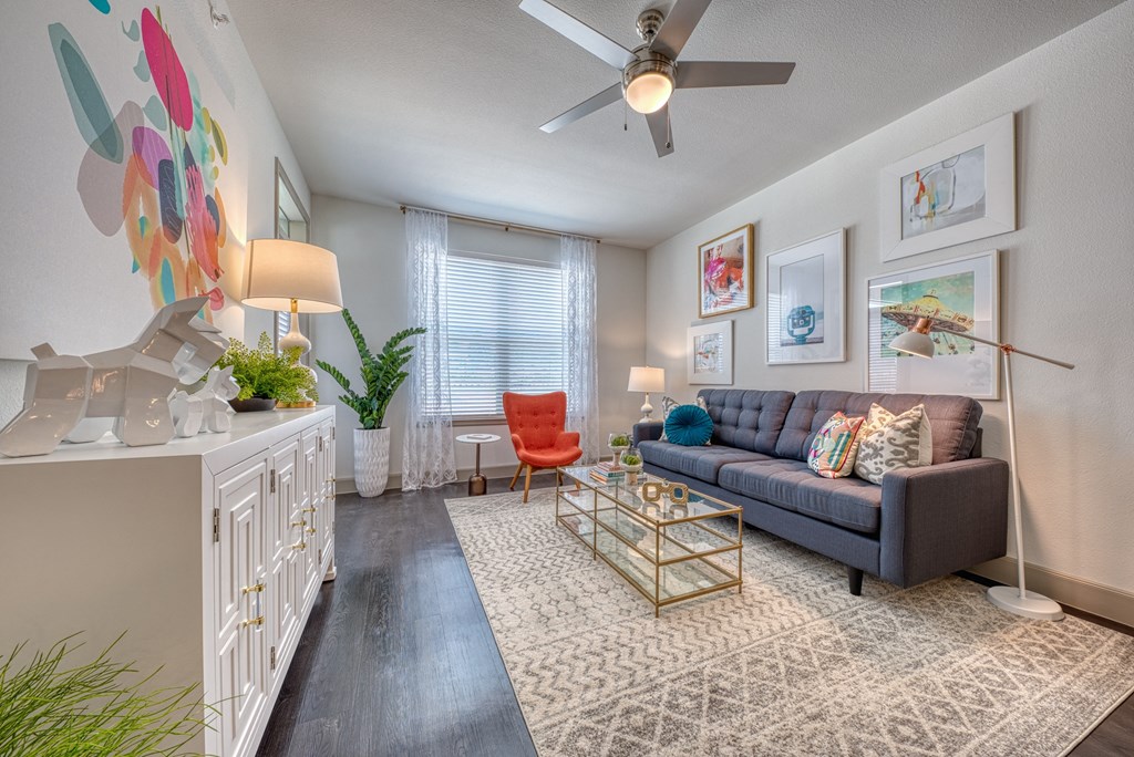 Modern Living Room at The Retreat at the Rim