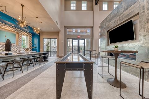 Game Room With Shuffle Board at Retreat at the Rim, Texas