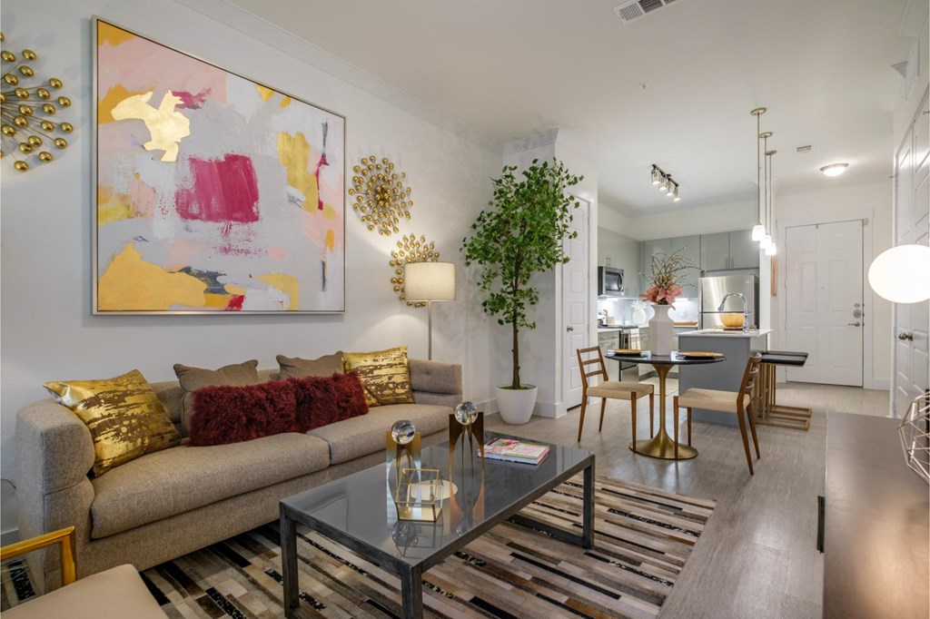 Living Room at Reveal Lake Ridge